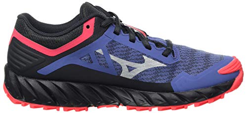 Mizuno Wave Ibuki 3, Zapatillas para Carreras de montaña Mujer, Marlin/Lunarrock/Dpink, 41 EU