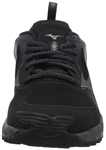Mizuno Wave Ibuki GTX, Zapatillas de Running para Asfalto Mujer, Imán Negro Metálico de Sombra 49, 38.5 EU