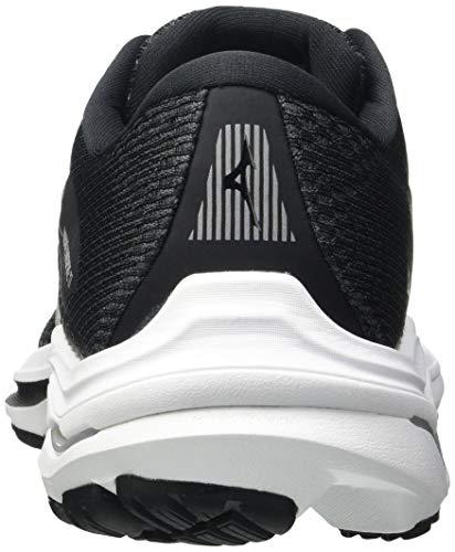 Mizuno Wave Inspire 17, Zapatillas para Correr Mujer, Darkshadow Lunarrock Negro, 37 EU