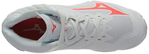 Mizuno Wave Lightning Z6 Mid, Zapatillas de vóleibol Mujer, Blanco Ignitionr Bluebell, 36.5 EU