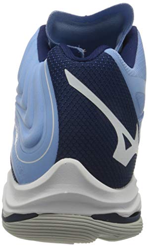 Mizuno Wave Lightning Z6 Mid, Zapatillas de vóleibol Mujer, Dellarblue/Blanco/2768c, 40.5 EU