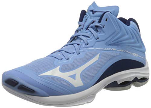 Mizuno Wave Lightning Z6 Mid, Zapatillas de vóleibol Mujer, Dellarblue/Blanco/2768c, 40.5 EU