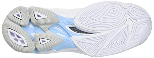 Mizuno Wave Lightning Z6, Zapatillas de vóleibol Mujer, Blanco Ignitionr Bluebell, 41 EU