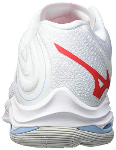 Mizuno Wave Lightning Z6, Zapatillas de vóleibol Mujer, Blanco Ignitionr Bluebell, 41 EU