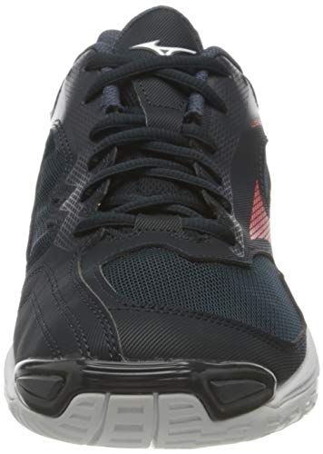 Mizuno Wave Phantom 2, Zapatilla de Balonmano Hombre, Salute Ignitionred Negro, 46.5 EU