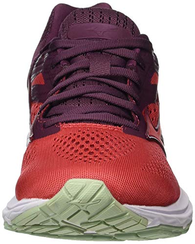 Mizuno Wave Rider 23, Zapatillas de Running Mujer, Rojo (Mauvewne/Cayenne/Bokchoy 59), 38.5 EU