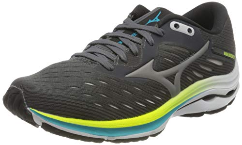 Mizuno Wave Rider 24, Zapatillas para Correr de Carretera Mujer, Crock/Phantom/Scuba Blue, 37 EU