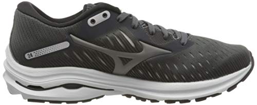 Mizuno Wave Rider 24, Zapatillas para Correr de Carretera Mujer, Crock/Phantom/Scuba Blue, 37 EU