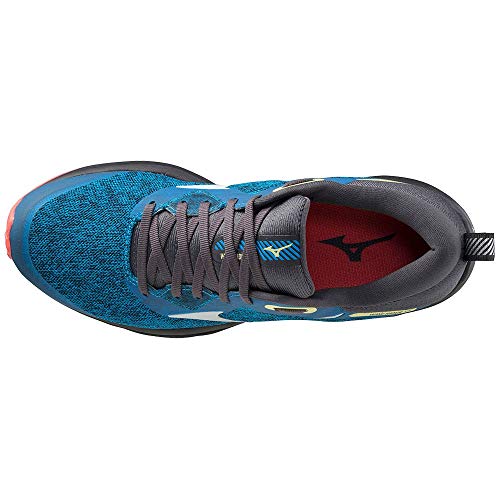 Mizuno Wave Rider TT 2 (W), Zapatillas de Trail Running Mujer, Diva Blue/Dawn Blue/HCoral, 40.5 EU