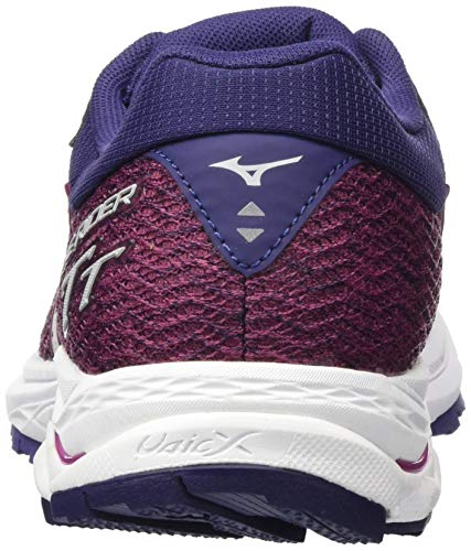 Mizuno Wave Rider TT Neutralschuh Damen-Berry, Dunkelblau, Zapatillas de Running Calzado Neutro Mujer, Rose Noir, 38.5 EU