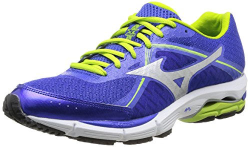 Mizuno Wave Ultima 6 - Zapatillas de Running para Hombre, Color Dazzling Blue/Silver/Lime Punch, Talla 41