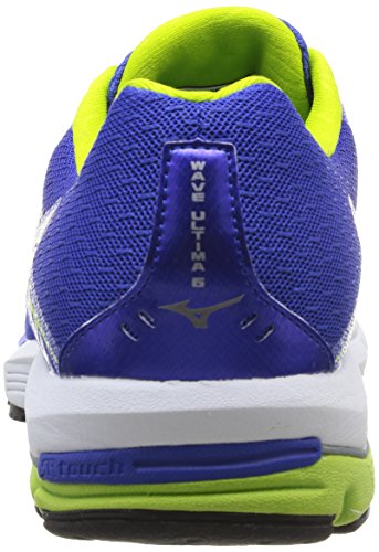 Mizuno Wave Ultima 6 - Zapatillas de Running para Hombre, Color Dazzling Blue/Silver/Lime Punch, Talla 41