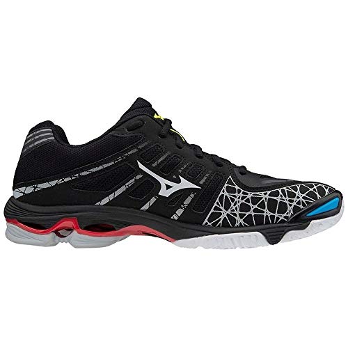 Mizuno Wave Voltage, Zapatillas de vóleibol Unisex Adulto, Negro/Blanco/199c, 36.5 EU