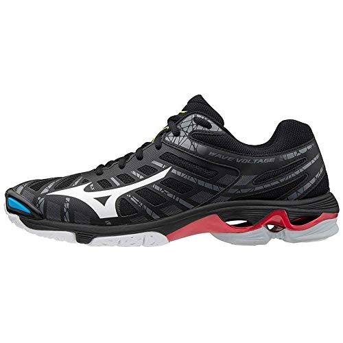 Mizuno Wave Voltage, Zapatillas de vóleibol Unisex Adulto, Negro/Blanco/199c, 36.5 EU