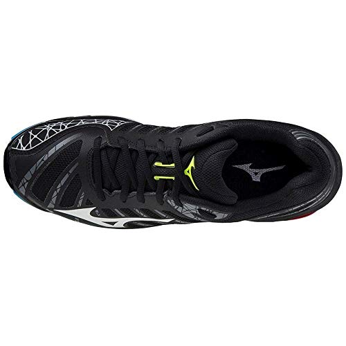 Mizuno Wave Voltage, Zapatillas de vóleibol Unisex Adulto, Negro/Blanco/199c, 36.5 EU