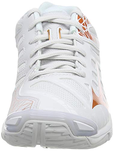 Mizuno Wave Voltage, Zapatos de Voleibol Mujer, Blanco (Nimbus Cloud/10135c/Wht 52), 41 EU