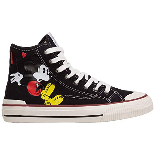 Moa Master of Arts Mujer Disney Mickey Mouse Zapatillas Altas Nero 37 EU