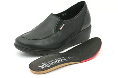 Mobils by Mephisto James Sandalias socavada Hombre con el pie en Retirada del Corcho 7800-1800 Black tamaño : 37 EU