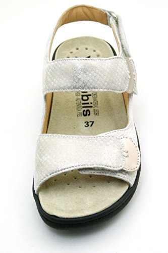 Mobils by Mephisto Quirina Mujer Sandalias con el pie en Retirada del Corcho 12912-30053 Light Sand tamaño : 42 EU