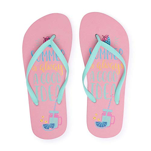 Montse Interiors, S.L. Chanclas Flip Flop Playa y Piscina para Mujer o Chica (38 EU, Summer)