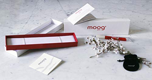 Moog Paris Supra Reloj para Mujer con Esfera Blanca, Correa Marrón de Piel Genuina - M41642-105