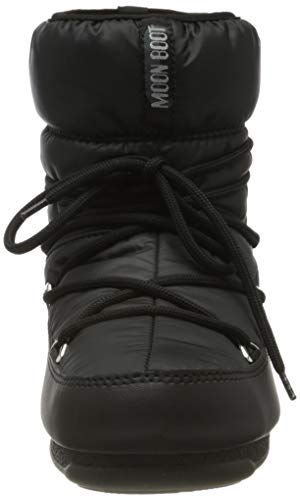 Moon-boot Low Nylon WP, Botas de Nieve Unisex Adulto, Negro (Negro 001), 37 EU