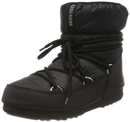 Moon-boot Low Nylon WP, Botas de Nieve Unisex Adulto, Negro (Negro 001), 37 EU