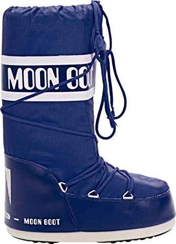 MOON BOOT Nylon, Botas de Nieve Unisex niños, Azul (Blue 2), 31-34 EU