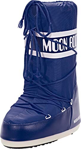 MOON BOOT Nylon, Botas de Nieve Unisex niños, Azul (Blue 2), 31-34 EU