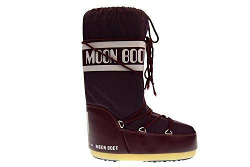 Moon-boot Nylon, Zapatillas de Deporte Exterior Unisex Adulto, Morado (Bourgogne 074), 39/41 EU