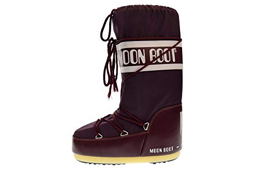 Moon-boot Nylon, Zapatillas de Deporte Exterior Unisex Adulto, Morado (Bourgogne 074), 39/41 EU
