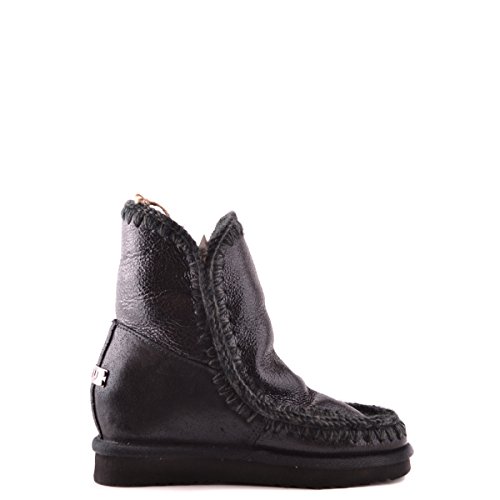 Mou Eskimo Boot Wedge - Botas para mujer Negro Glitter Black 36