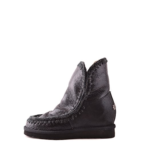 Mou Eskimo Boot Wedge - Botas para mujer Negro Glitter Black 36