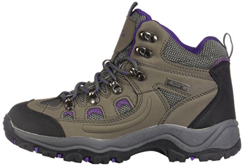 Mountain Warehouse Botas Adventurer Impermeables para Mujer - Duraderas, Transpirables, Empeine sintético y Plantilla Acolchada - Ideales para excursiones y Senderismo Gris Talla Zapatos Mujer 38 EU