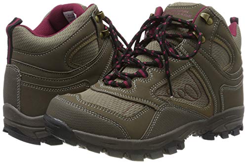 Mountain Warehouse Botas cómodas McLeod para Mujer - Botines Transpirables, Botas de montaña Resistentes, Zapatos para Caminar Ligeros y Acolchados Marrón Talla Zapatos Mujer 37 EU