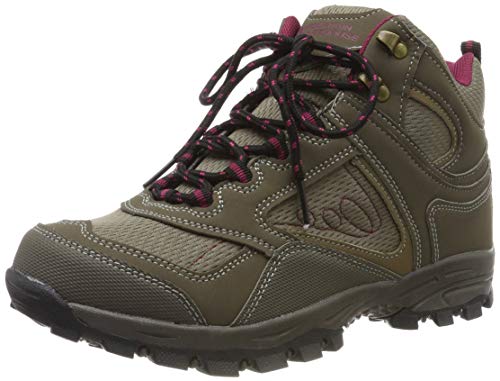 Mountain Warehouse Botas cómodas McLeod para Mujer - Botines Transpirables, Botas de montaña Resistentes, Zapatos para Caminar Ligeros y Acolchados Marrón Talla Zapatos Mujer 37 EU