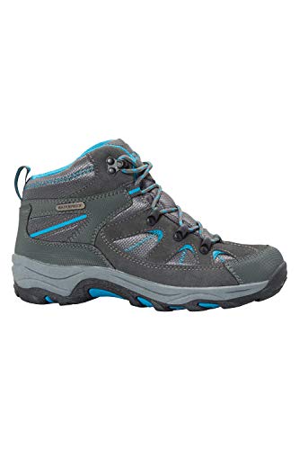 Mountain Warehouse Botas Impermeables Rapid para Mujer - Zapatos para Caminar Superiores de Gamuza y Malla, Zapatos duraderos, Botas de Suela de Goma para Damas Verde Agua Talla Zapatos Mujer 37 EU