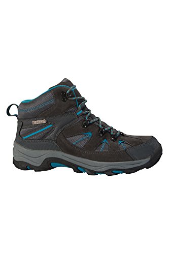Mountain Warehouse Botas Impermeables Rapid para Mujer - Zapatos para Caminar Superiores de Gamuza y Malla, Zapatos duraderos, Botas de Suela de Goma para Damas Verde Agua Talla Zapatos Mujer 37 EU