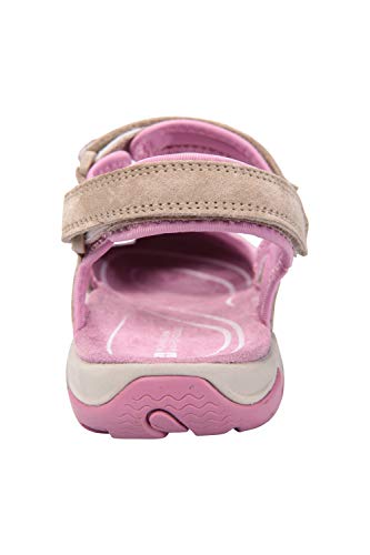 Mountain Warehouse Sandalias Cubiertas para Mujer Bournemouth - Calzado de Verano Duradero, Casual, Ligero, Cuidado fácil - para Caminar, la Playa, Vacaciones Marrón Talla Zapatos Mujer 38 EU