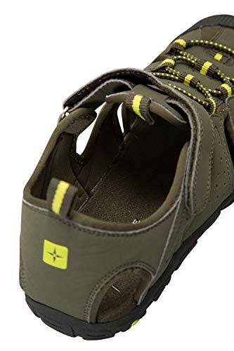 Mountain Warehouse Sandalias de Senderismo Coastal Niños - Sandalias de Neopreno Niños & Niñas, Zapatos de Verano, para la Playa, Caminar, fáciles de Poner Caqui 35