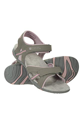 Mountain Warehouse Sandalias Oia Mujer - Zapatos Ligeros de Verano, Flexibles, Espuma amortiguadora, Cierre de Gancho y Bucle - para Caminar, Viajar, el Verano Rosa Talla Zapatos Mujer 39 EU