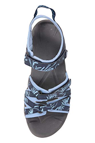 Mountain Warehouse Sandalias para Mujer Santorini - Correas Ajustables, Plantilla Acolchada, Suela de Goma - para Caminar, Playa, Viajar, Vacaciones Azul Marino Talla Zapatos Mujer 38 EU