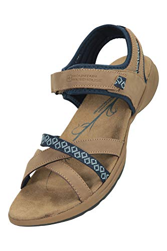 Mountain Warehouse Sandalias Summertime para Mujer - Zapatos Ligeros de Verano, Transpirables, duraderos, Casuales - para Playa, Viajes, Piscina Azul Marino Talla Zapatos Mujer 39 EU