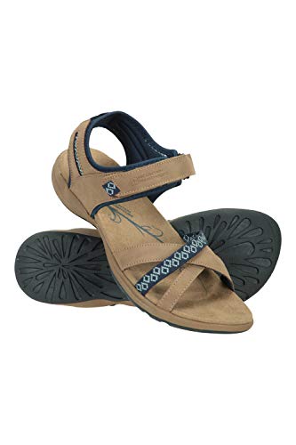 Mountain Warehouse Sandalias Summertime para Mujer - Zapatos Ligeros de Verano, Transpirables, duraderos, Casuales - para Playa, Viajes, Piscina Azul Marino Talla Zapatos Mujer 39 EU