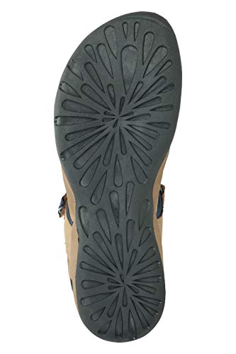 Mountain Warehouse Sandalias Summertime para Mujer - Zapatos Ligeros de Verano, Transpirables, duraderos, Casuales - para Playa, Viajes, Piscina Azul Marino Talla Zapatos Mujer 38 EU