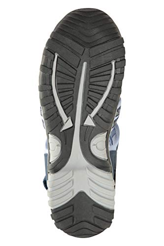 Mountain Warehouse Sandalias Trek para Mujer - Sandalias con Forro de Neopreno, Zapatas de Playa con Suela Resistente, Zapatos de Verano con Entresuela de EVA Azul Claro Talla Zapatos Mujer 38 EU