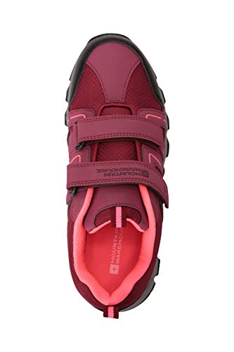Mountain Warehouse Zapatillas Cannonball para niños - Zapatillas para niños para Cualquier época del año, Zapatillas de montaña cómodas - para Viajar, Acampada Fuxia 34
