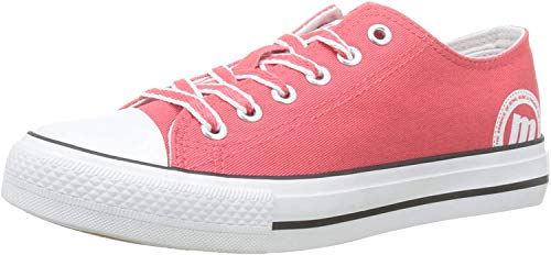MTNG 13991, Zapatillas Mujer, Rojo (Canvas 3 Coral C45988), 37 EU