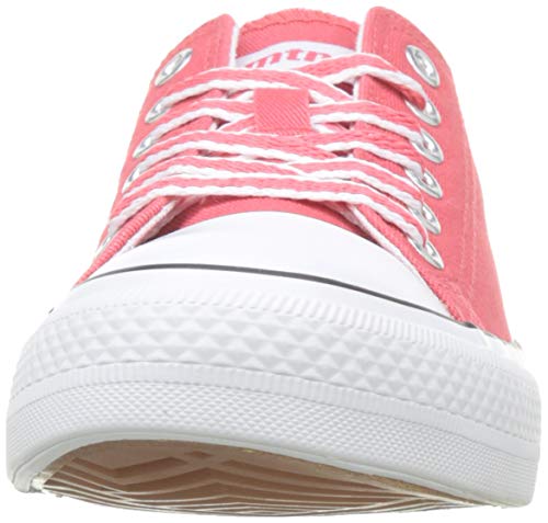 MTNG 13991, Zapatillas Mujer, Rojo (Canvas 3 Coral C45988), 37 EU