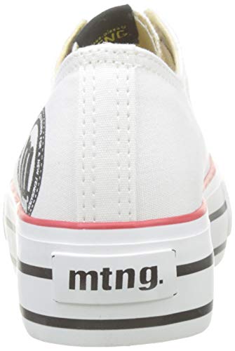 MTNG Attitude 69423 - Zapatillas para Mujer, Blanco (Canvas I222) 40 EU